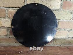 Vintage Silent Chief Gasoline Porcelain Gas Pump Sign 12 Viking