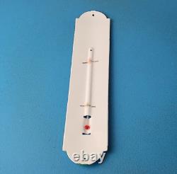 Vintage Sinclair Gas Sign Dino Service Pump Ad Sign on Porcelain Thermometer
