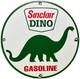 Vintage Sinclair Gasoline Porcelain Sign Dealership Gas Station Dino Motor Oil