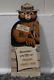 Vintage Smokey Bear Porcelain Metal Us Forest Service Fire Gas Oil Sign Rare Ad