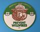 Vintage Smokey Bear Sign Prevent Wildfires Prevention Gas Porcelain Sign