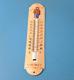 Vintage Smokey Sign Forest Fires Service Pump Ad Sign On Porcelain Thermometer