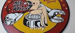 Vintage Snap-On Tools Porcelain Sign Auto Wrench Gas Service Garage Shop Sign