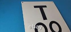 Vintage Snellen Chart Sign Eye Doctor Exam Man Cave Gas Porcelain Sex Sign