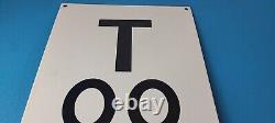 Vintage Snellen Chart Sign Eye Doctor Exam Man Cave Gas Porcelain Sex Sign