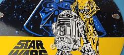 Vintage Star Wars Sign Darth Vader Advertisement Movie Gas Pump Porcelain Sign