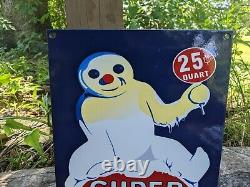 Vintage Super Pyro Anti-freeze Porcelain Enamel Auto Parts Sign 12 X 8