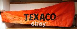 Vintage TEXACO Wind Sock Oil Gasoline Aviation auto racing race sign Rare 8 feet