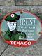 Vintage Texaco Gasoline Sign Sign, Gas Pump Porcelain Sign Plate Oil