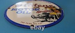 Vintage Tiolene Motor Oil Porcelain Rat Fink Ed Roth Gas Pump Plate Service Sign