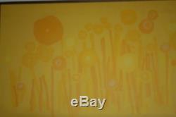 Vintage Tom Tru Wall Tapestry -signed- Raymor Eames Abstract Modern Painting