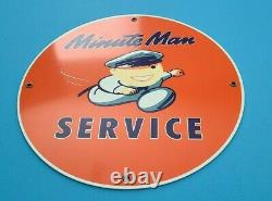 Vintage Union 76 Gasoline Porcelain Metal Service Gas Motor Oil Pump Plate Sign