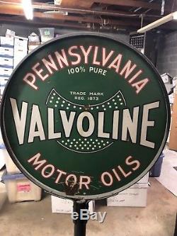 Vintage Valvoline Motor Oils Lollipop Advertising Sign
