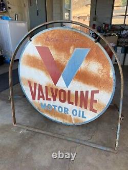 Vintage Valvoline Oil Curb Sign 30 (1960)