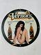 Vintage Vernor's Gingerale Zero Sugar Pinup Girl Porcelain Gas Oil Service Sign