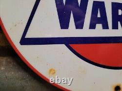 Vintage Wareco Porcelain Sign Gasoline Gas Station William Ware Texaco Products