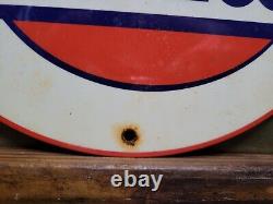 Vintage Wareco Porcelain Sign Gasoline Gas Station William Ware Texaco Products