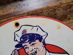 Vintage Wareco Porcelain Sign Gasoline Gas Station William Ware Texaco Products