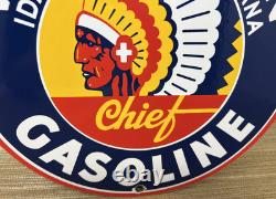 Vintage Washington Gasoline Porcelain Sign, Gas Station, Pump Plate, Motor Oil