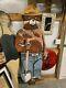 Vintage Wooden Smokey The Bear Sign Large Gas Oil Soda Cola