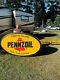 Vintage Lg Pennzoil Motor Oil Gasoline Light Bubble Sign Gas Oil 92inx52in