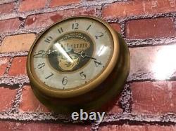 Vtg Ingraham Oilzum Oil Old Gas Station Advertising Display Wall Clock Sign Esso