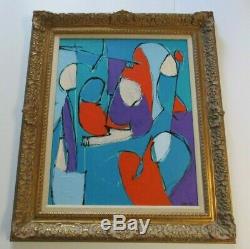 Walker Vintage Contemporary Modernism Painting Abstract Bold Modernism Cubism