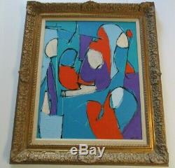 Walker Vintage Contemporary Modernism Painting Abstract Bold Modernism Cubism