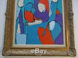 Walker Vintage Contemporary Modernism Painting Abstract Bold Modernism Cubism