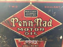WoW Rare? &? Penn Rad Motor Original Vintage Metal